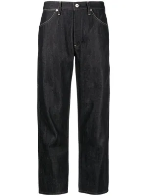 Twisted Denim Trousers