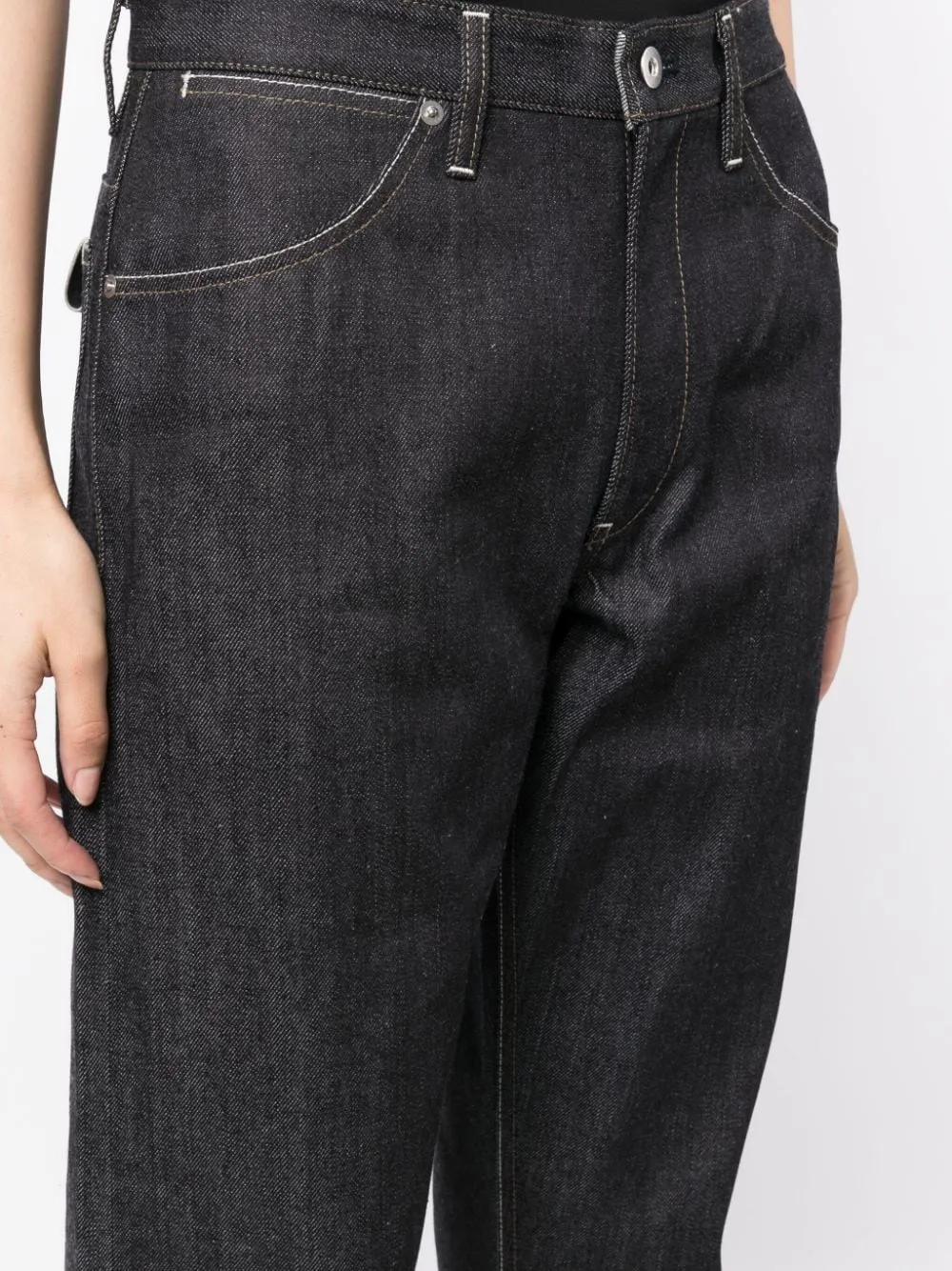 Twisted Denim Trousers