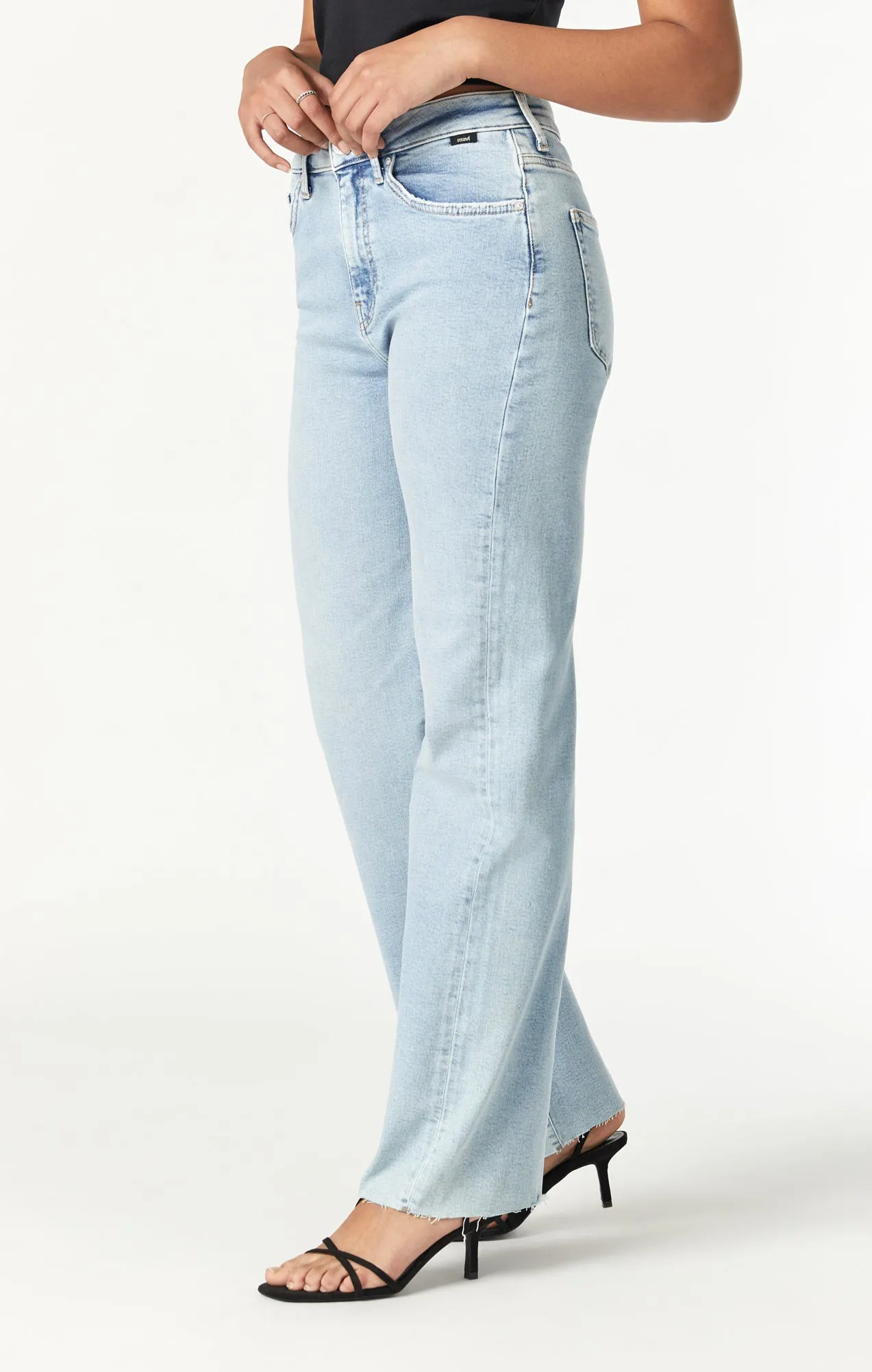 VICTORIA WIDE LEG IN LIGHT RECYCLE BLUE