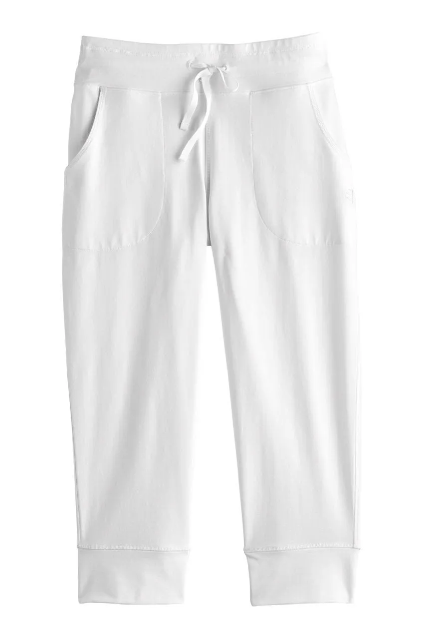 Women's Maho Weekend Crop Jogger  |  White