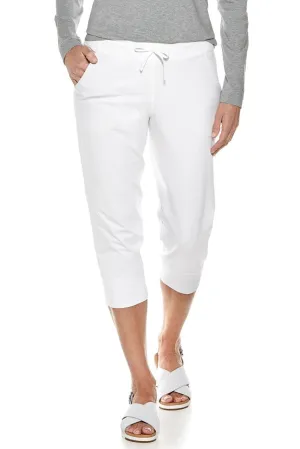 Women's Maho Weekend Crop Jogger  |  White